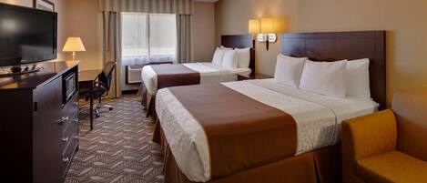 Desk, iron/ironing board, free cribs/infant beds, rollaway beds