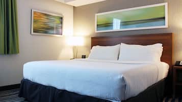 1 habitación, ropa de cama hipoalergénica y escritorio