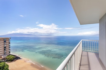 1 Bedroom Panoramic Ocean Vw King Suite Balcony | View from room at Hilton Vacation Club Kaanapali Beach Maui