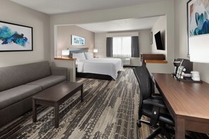 Junior Studio Suite, 1 King Bed, Non Smoking | Premium bedding, in-room safe, desk, iron/ironing board - Wingate by Wyndham Marion (Marion)