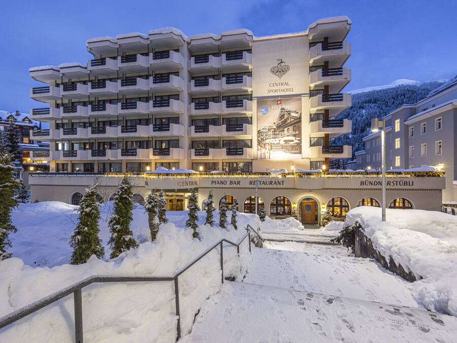 Front of property – evening/night