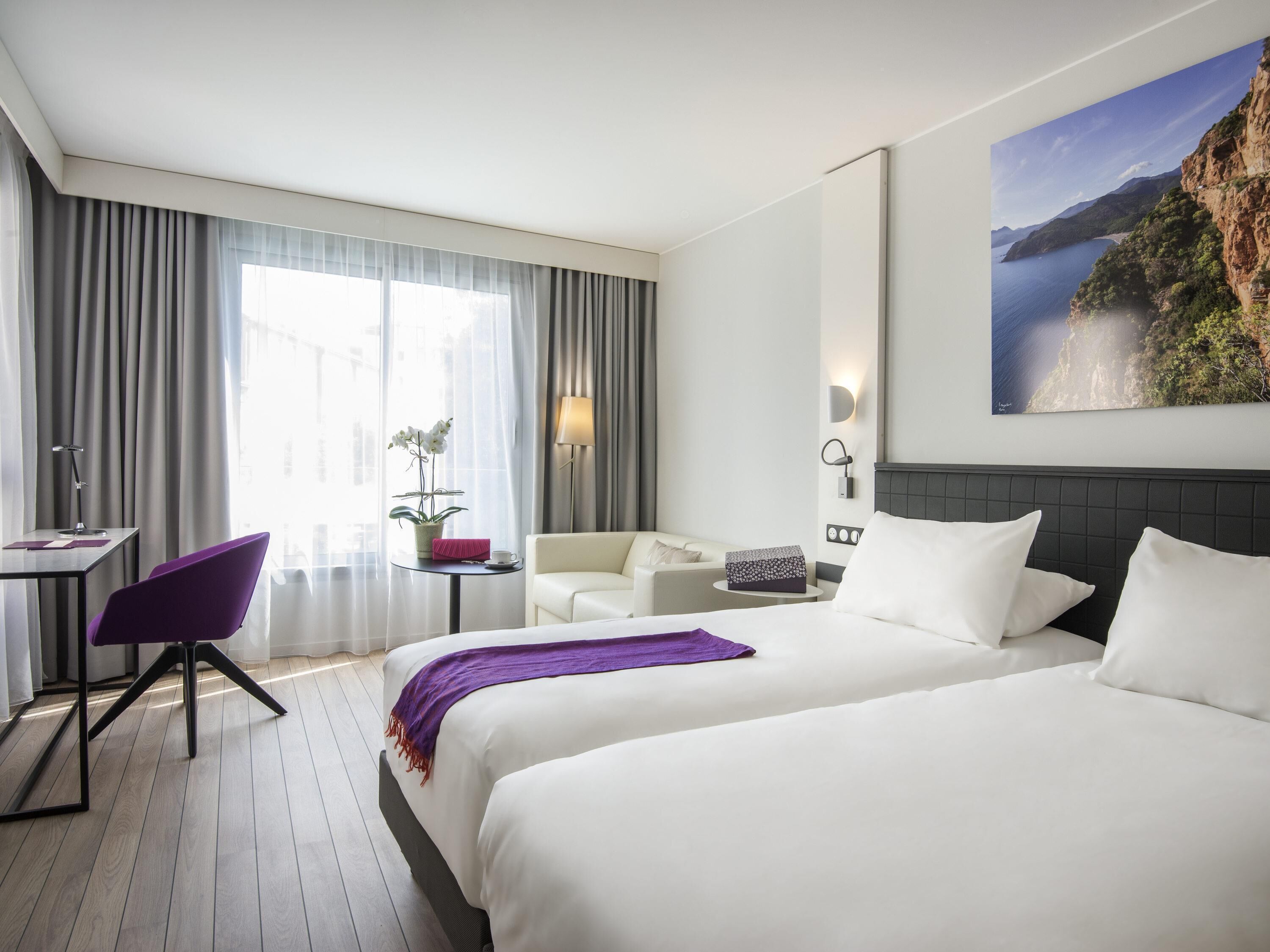 Superior Room, Multiple Beds | Premium bedding, in-room safe, individually decorated, desk