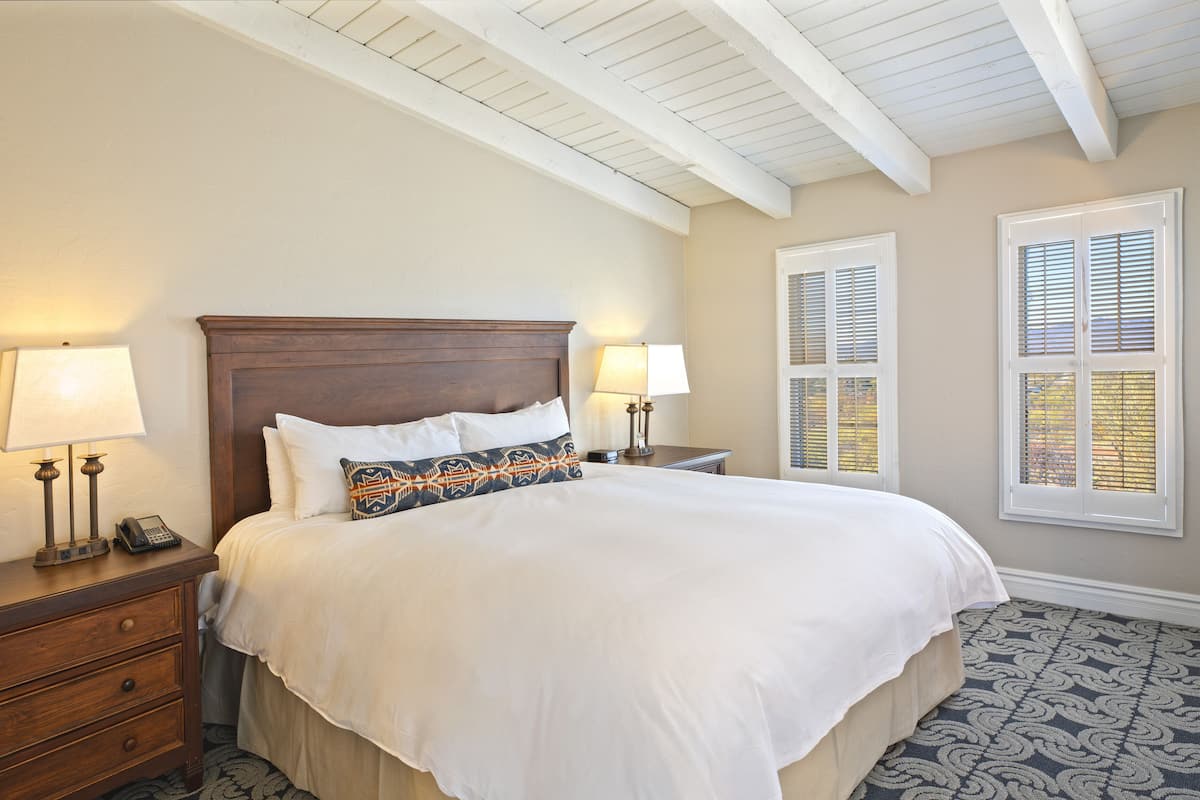 Premium bedding, down duvets, pillow-top beds, in-room safe