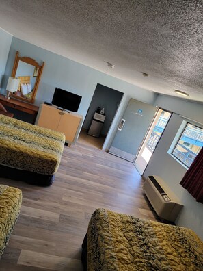 Room, Multiple Beds, Non Smoking | Desk, iron/ironing board, free cribs/infant beds, rollaway beds