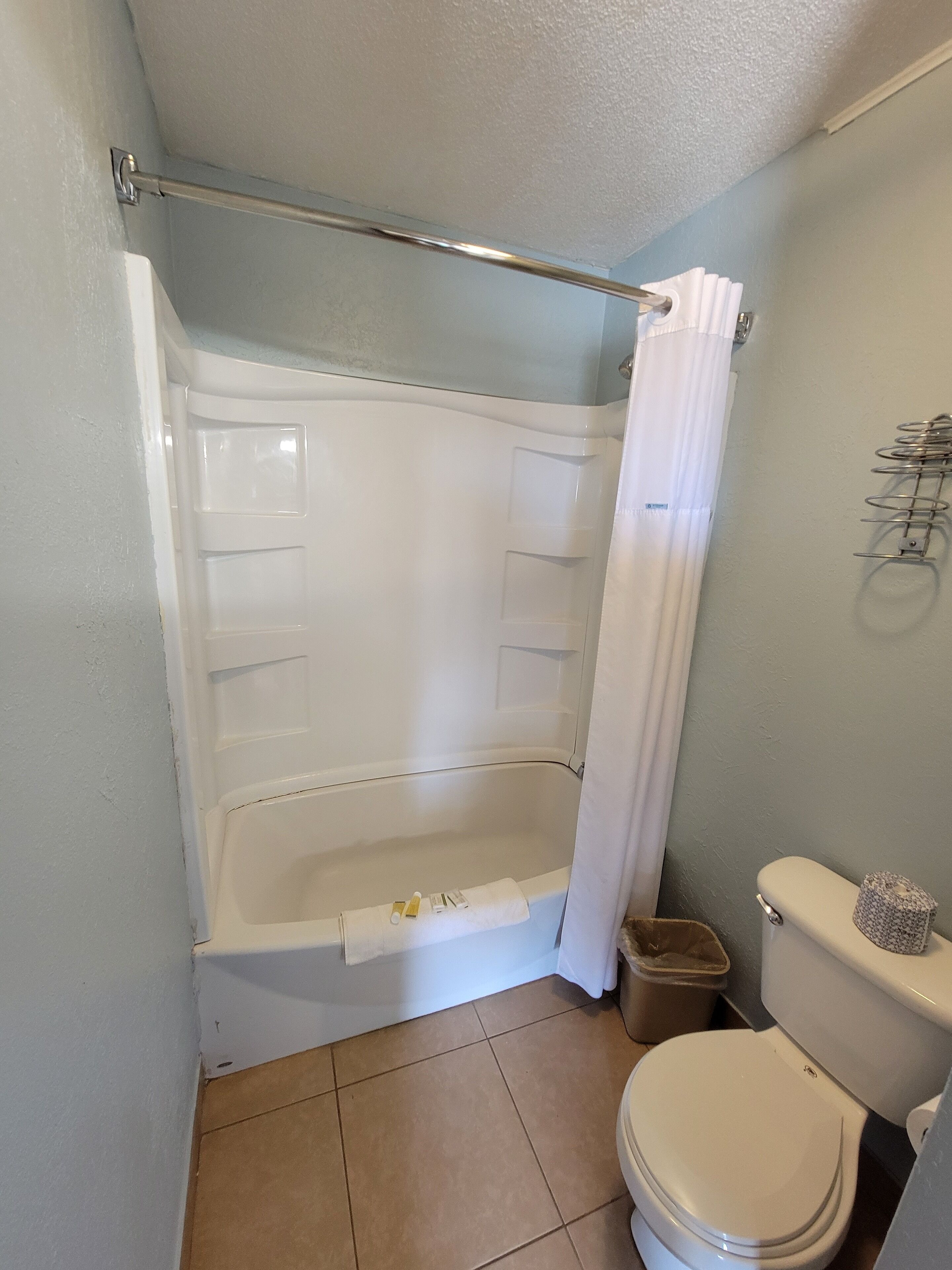 Room, Multiple Beds, Non Smoking | Bathroom | Shower, towels, soap, toilet paper