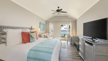 Habitación clásica, vistas al mar | Ropa de cama de alta calidad, caja fuerte, escritorio y cortinas opacas