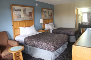 Deluxe Room, 2 Double Beds, Smoking | Desk, free WiFi, bed sheets - Tampa Inn - Near Busch Gardens (Tampa)