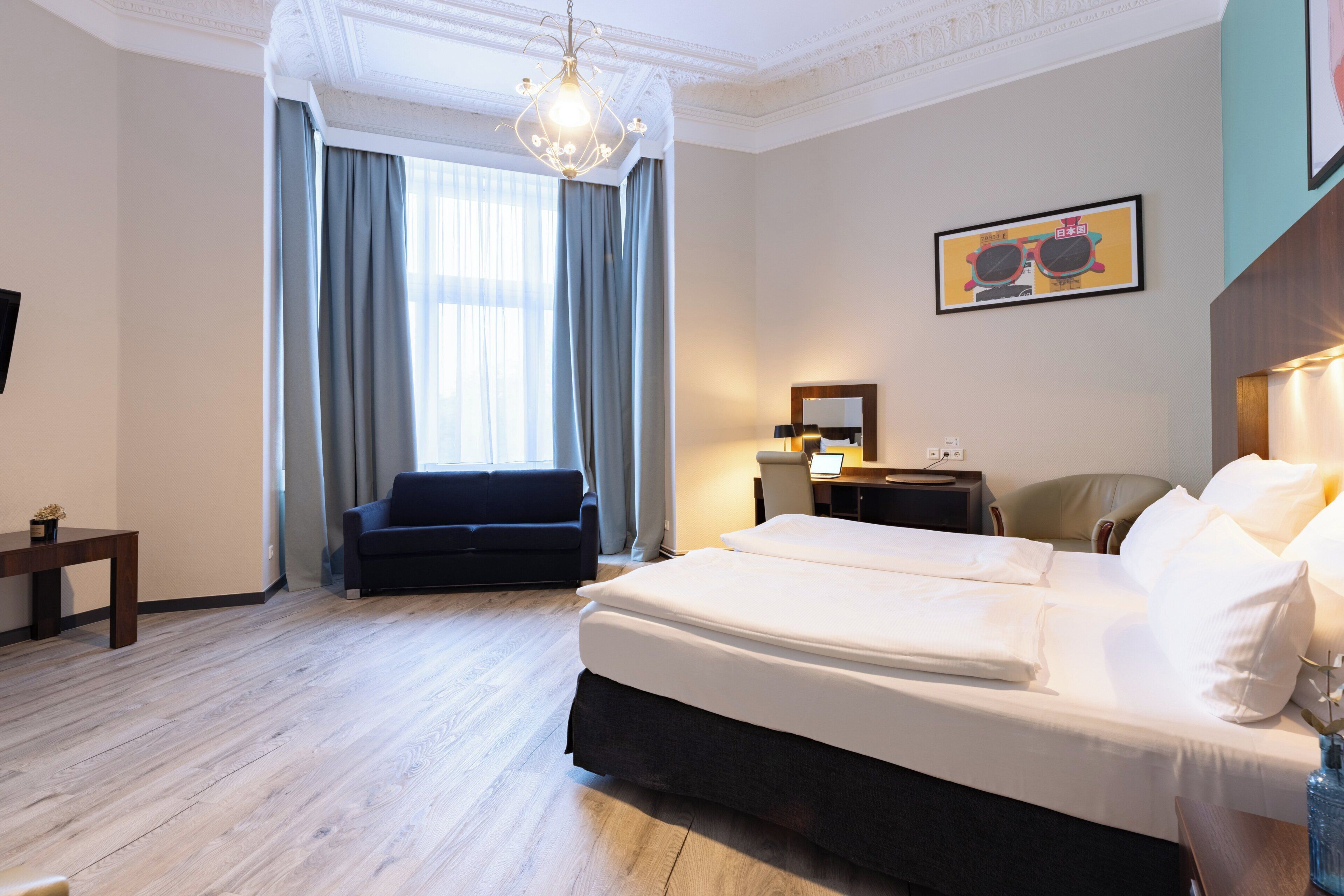 Premium Room, Multiple Beds (Family Room) | In-room safe, desk, blackout drapes, iron/ironing board (on request)