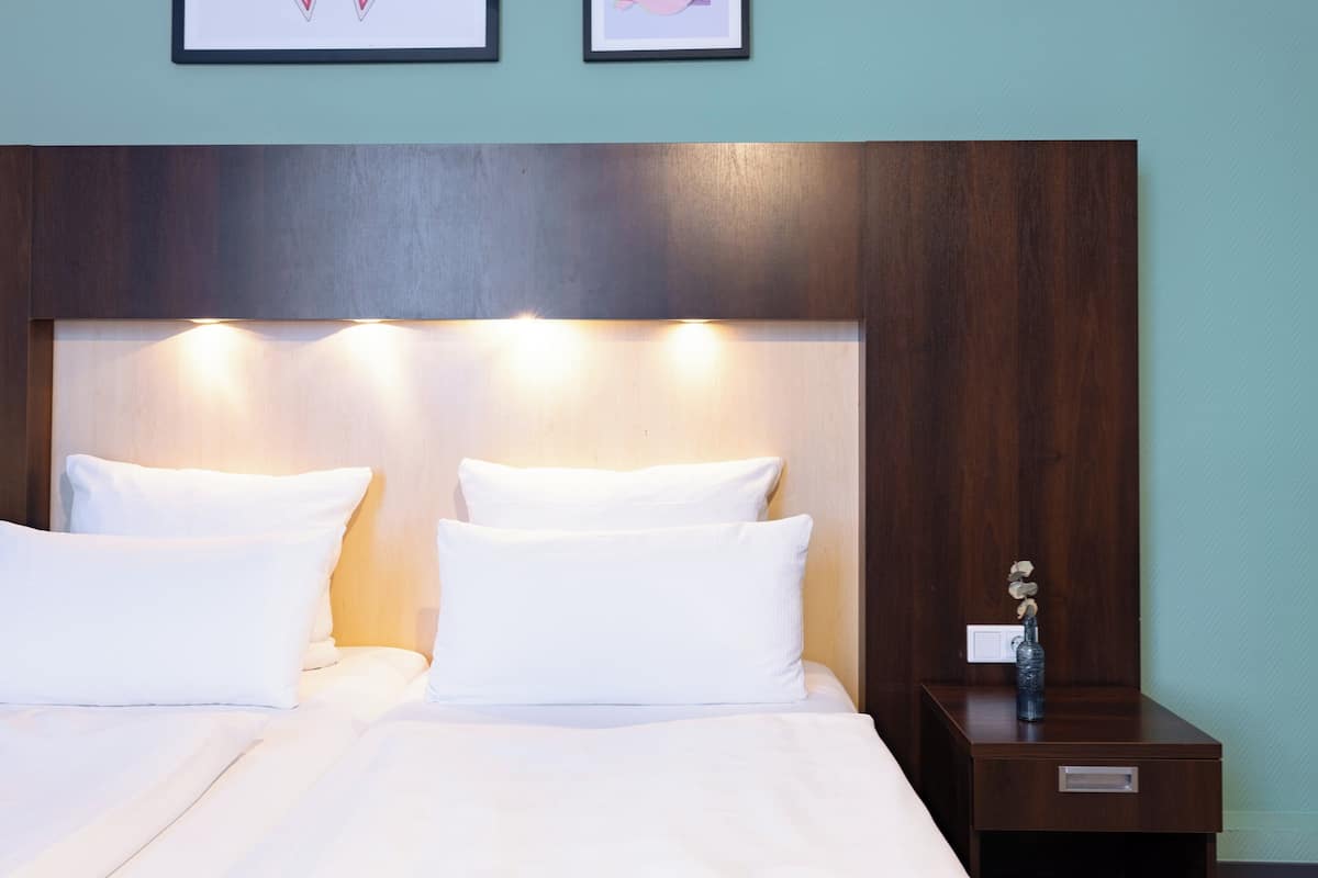 In-room safe, desk, blackout curtains, iron/ironing board (on request)