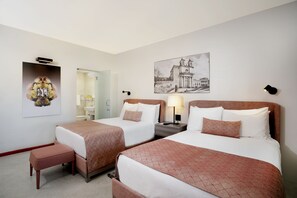 Deluxe Double Room, 2 Double Beds | In-room safe, individually decorated, individually furnished, desk