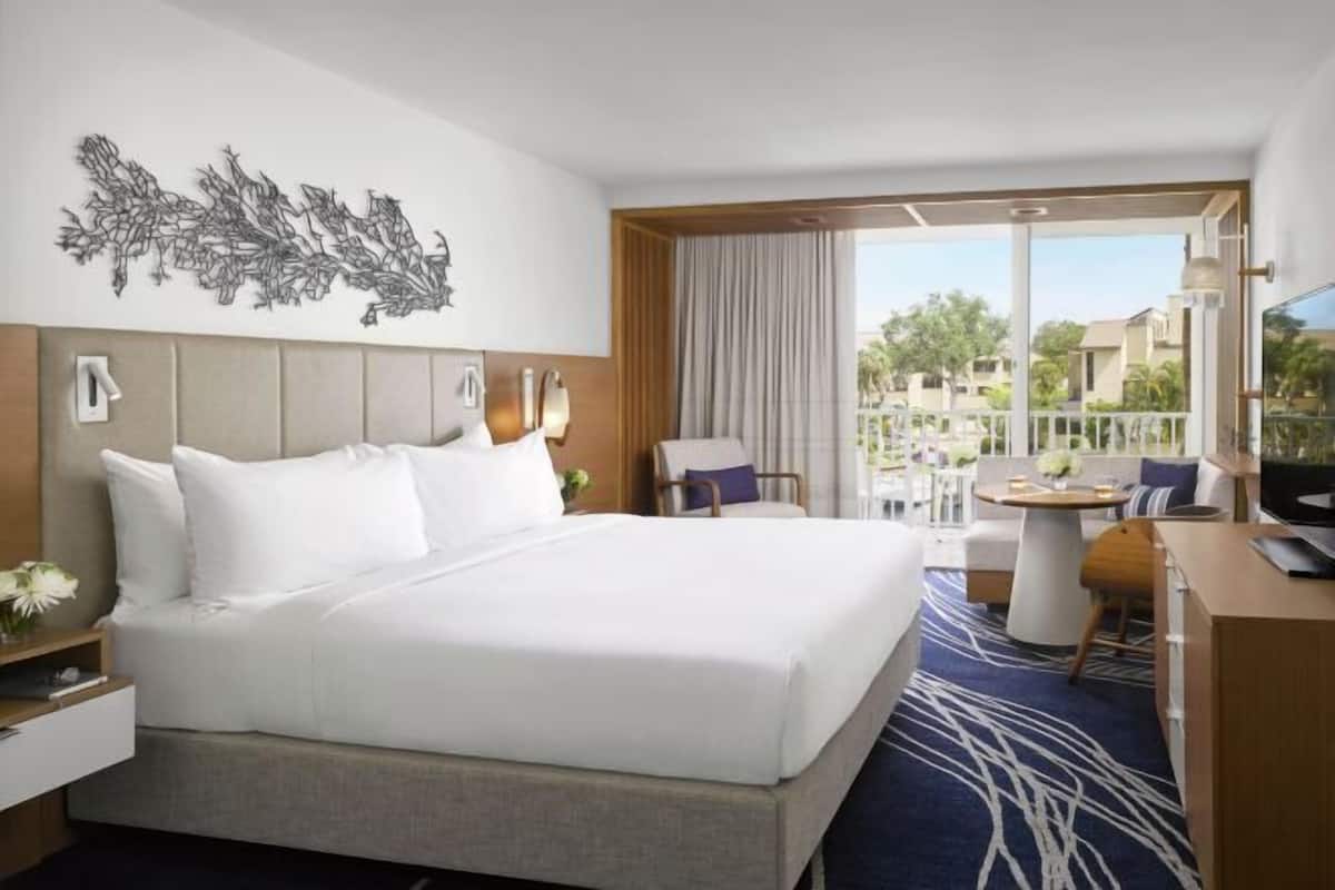 Luxe beddengoed, een kluis op de kamer, verduisterende gordijnen