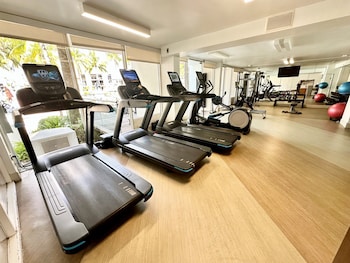 Fitness center at Hilton Fort Lauderdale Marina