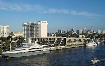 Hotel Exterior at Hilton Fort Lauderdale Marina