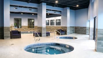 Indoor pool, outdoor pool