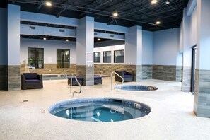 Indoor pool, outdoor pool