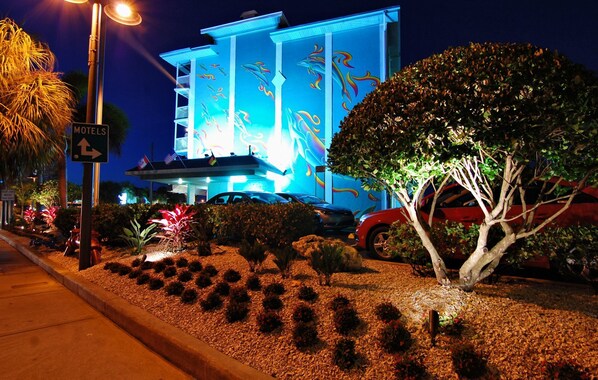 Front of property - evening/night