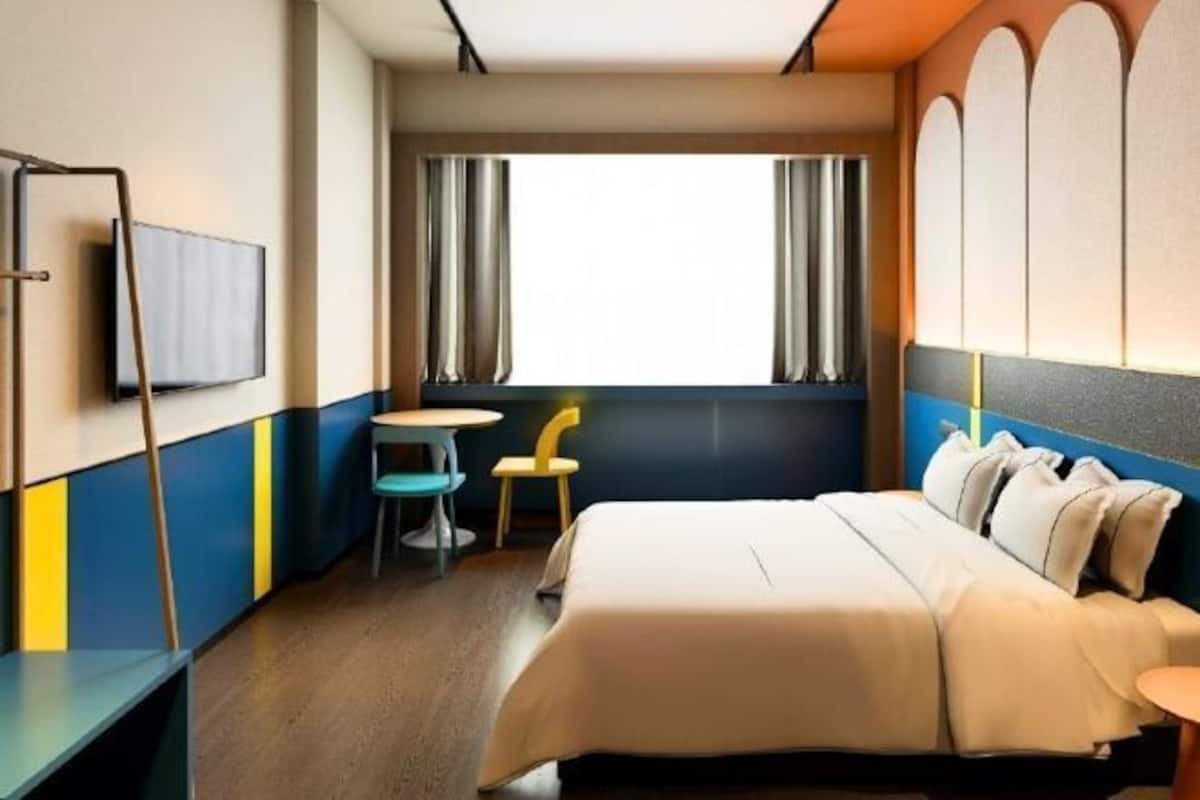 1 soveværelse, minibar, pengeskab på værelset, skrivebord