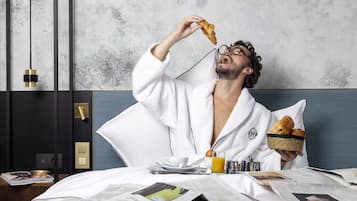 Daily buffet breakfast (EUR 26 per person)