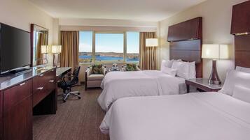 Premium Room, 2 Double Beds, Lake View | Premium bedding, pillowtop beds, in-room safe, desk