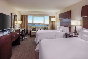 Premium Room, 2 Double Beds, Lake View | 1 bedroom, premium bedding, pillowtop beds, in-room safe