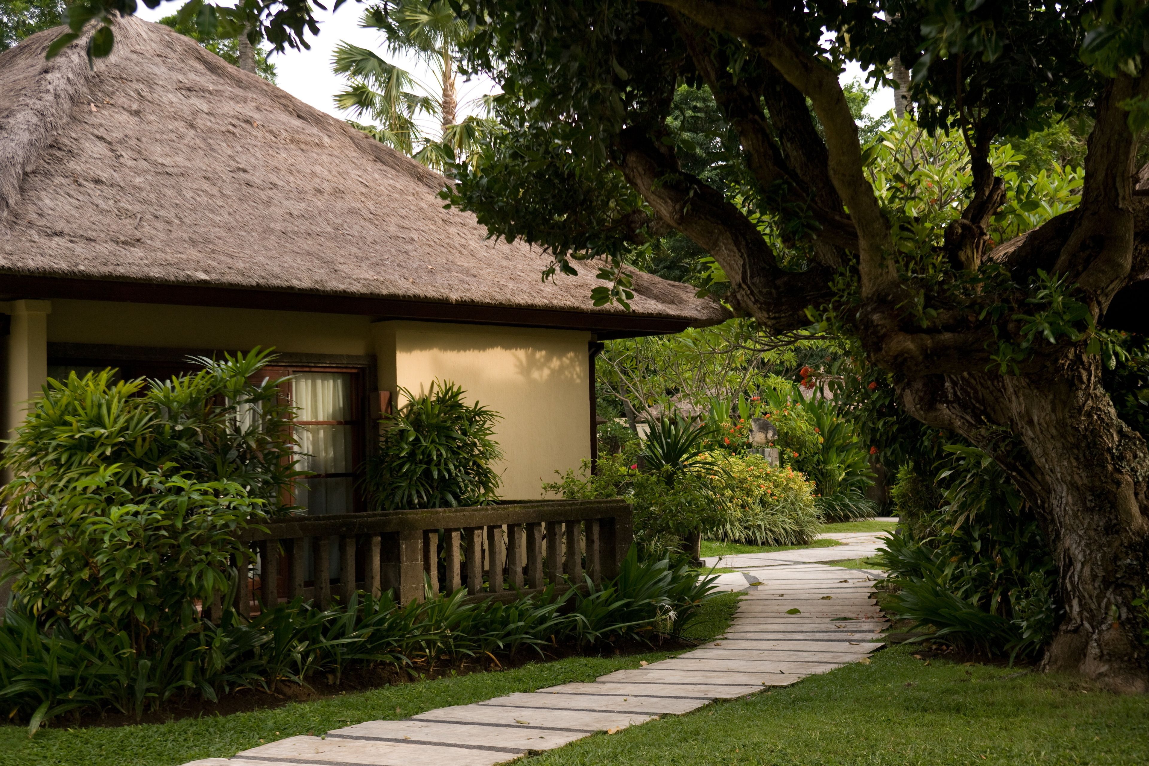 honeymoon villa | bathroom | separate bathtub and shower, hair dryer, bathrobes, slippers