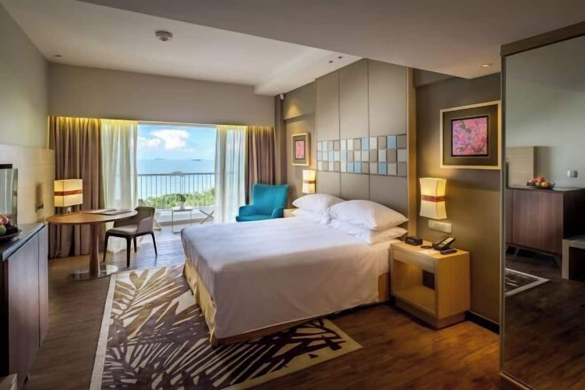 In-room safe, desk, laptop workspace, blackout drapes