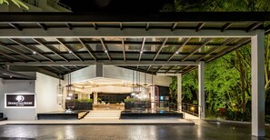 Front of property - evening/night