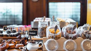 Daily buffet breakfast (EUR 30 per person)