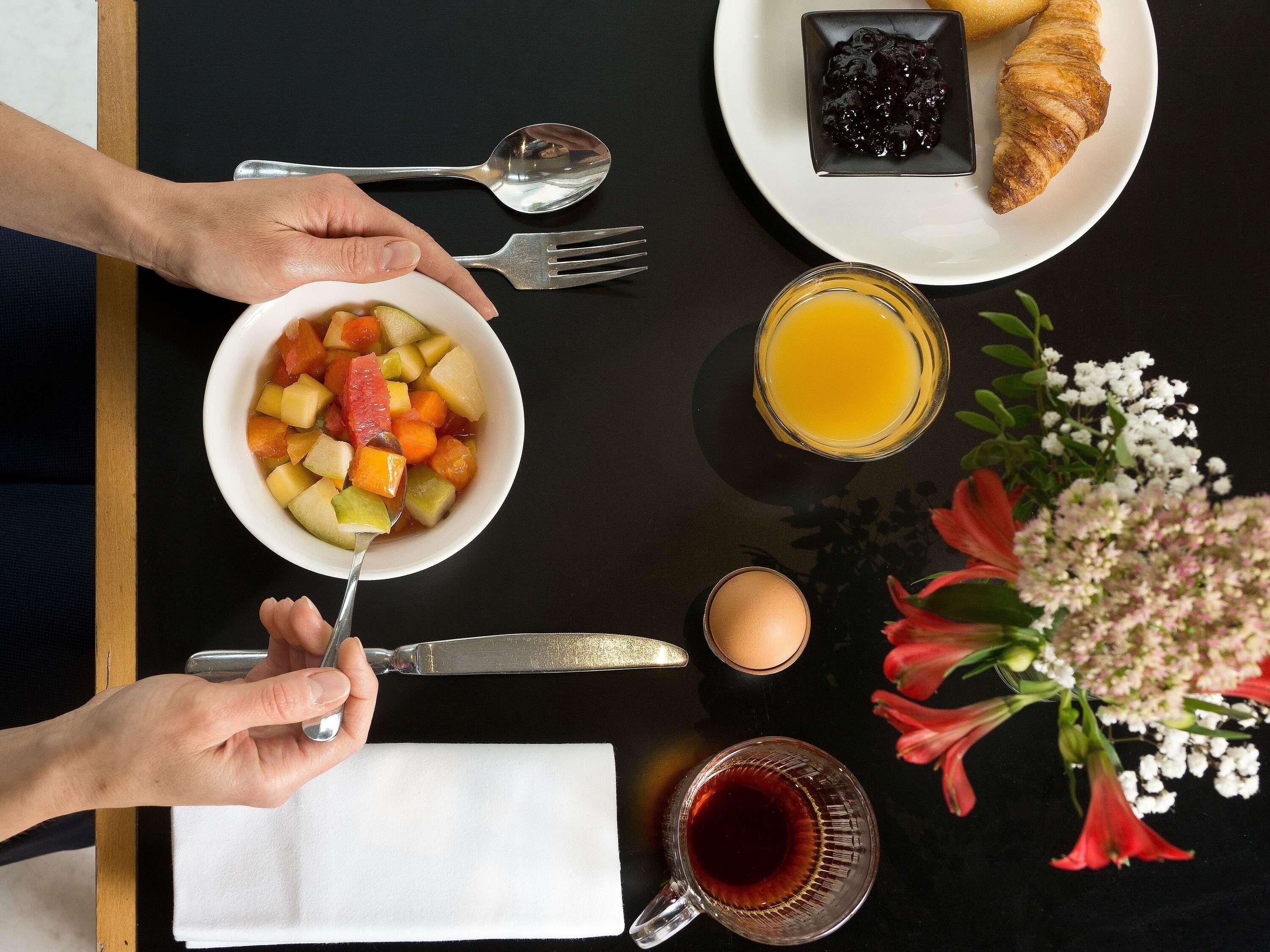 daily buffet breakfast (eur 12 per person)