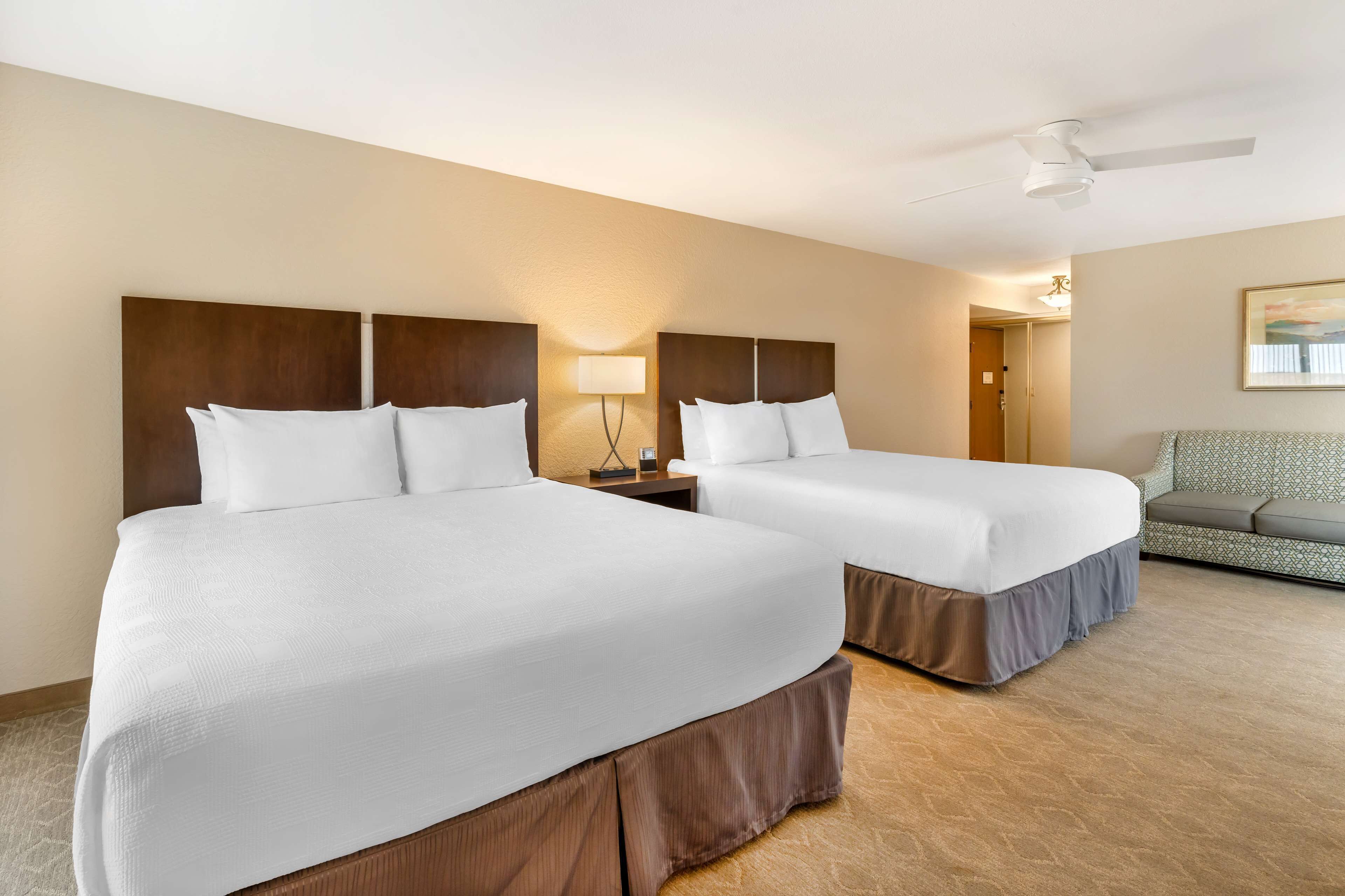 suite, multiple beds, non smoking, refrigerator | in-room safe, desk, iron/ironing board, free cots/infant beds