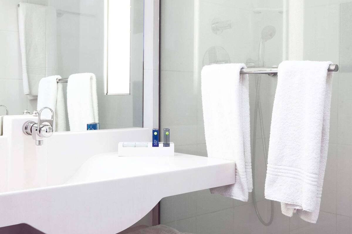 Premium bedding, memory-foam beds, free minibar, in-room safe