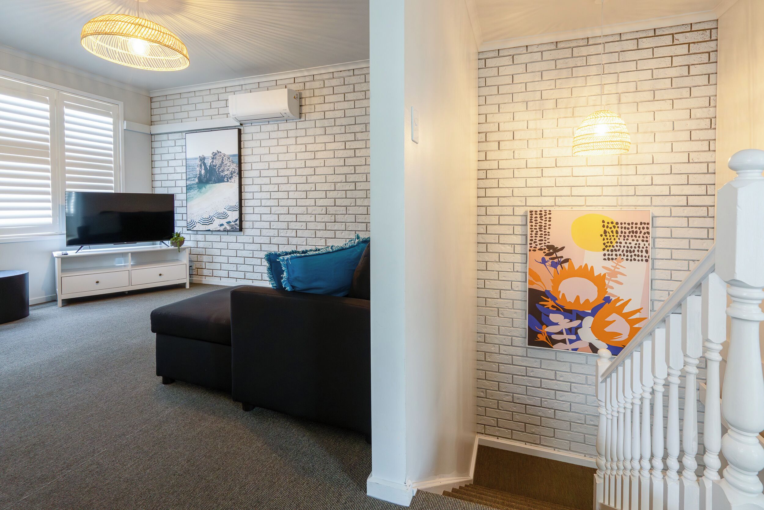 Junior Apartment | Living area | 40-inch Smart TV with cable channels