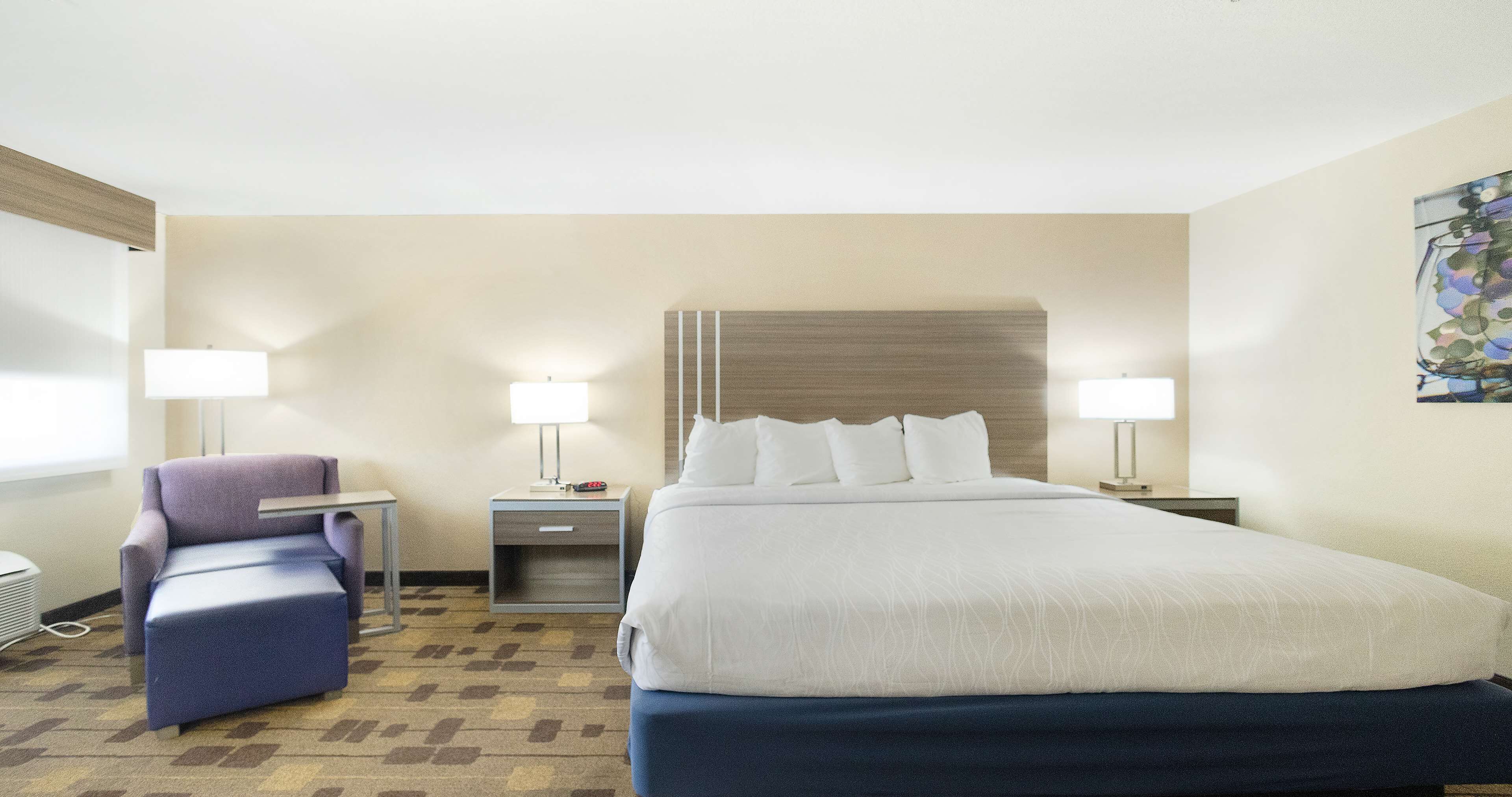Standard Room, 1 King Bed, Non Smoking, Fireplace (2nd Floor) | Blackout drapes, iron/ironing board, WiFi, bed sheets