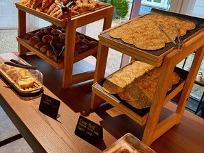 Inbegriffenes Frühstücksbuffet
