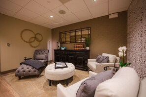 Body treatments, deep-tissue massages, body wraps, body scrubs, facials