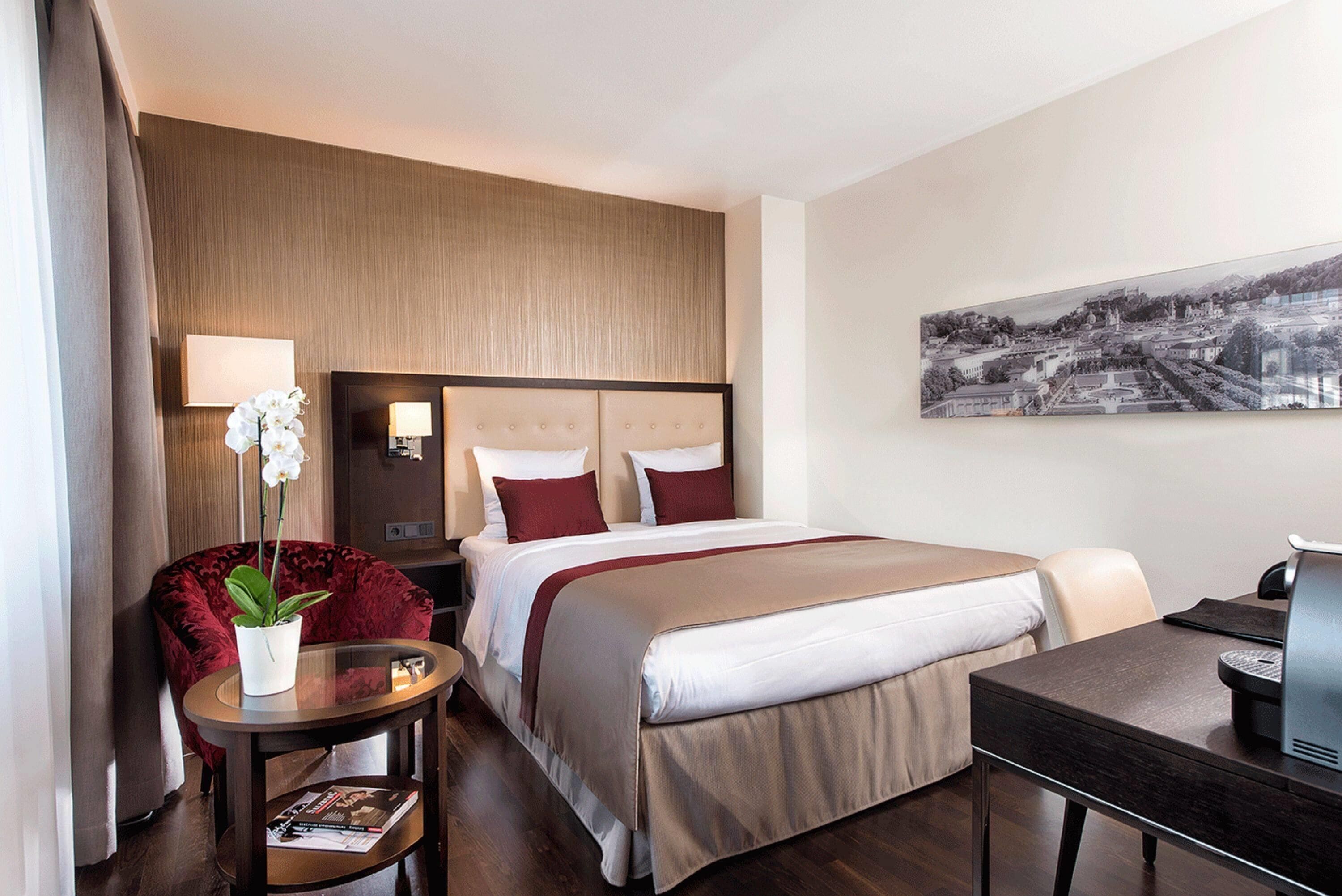Hypo-allergenic bedding, in-room safe, individually decorated