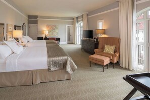 Room, 2 Queen Beds, Non Smoking | Premium bedding, in-room safe, blackout drapes, iron/ironing board