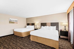 Standard Room, Multiple Beds, Non Smoking, Refrigerator & Microwave (Larger Room) | Premium bedding, iron/ironing board, free WiFi, bed sheets