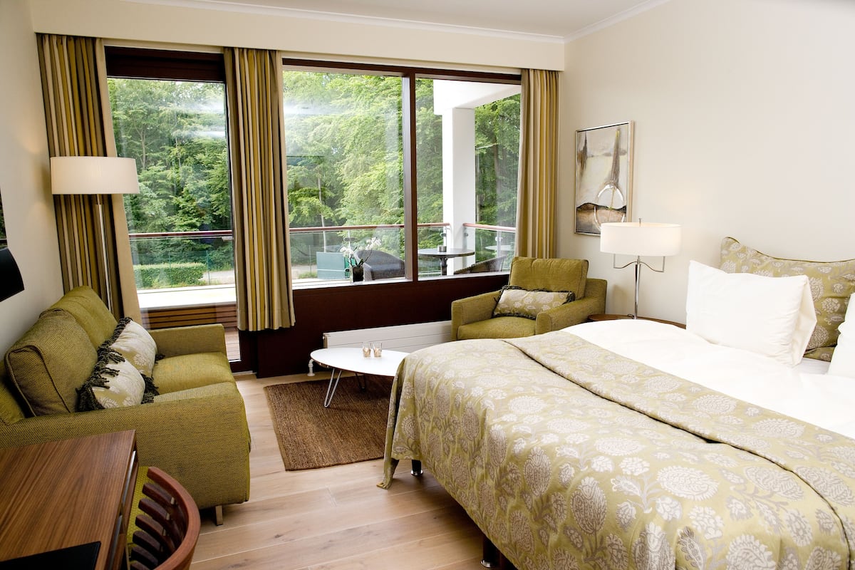 standard room, terrace, park view | hypo-allergenic bedding, minibar, in-room safe, desk
