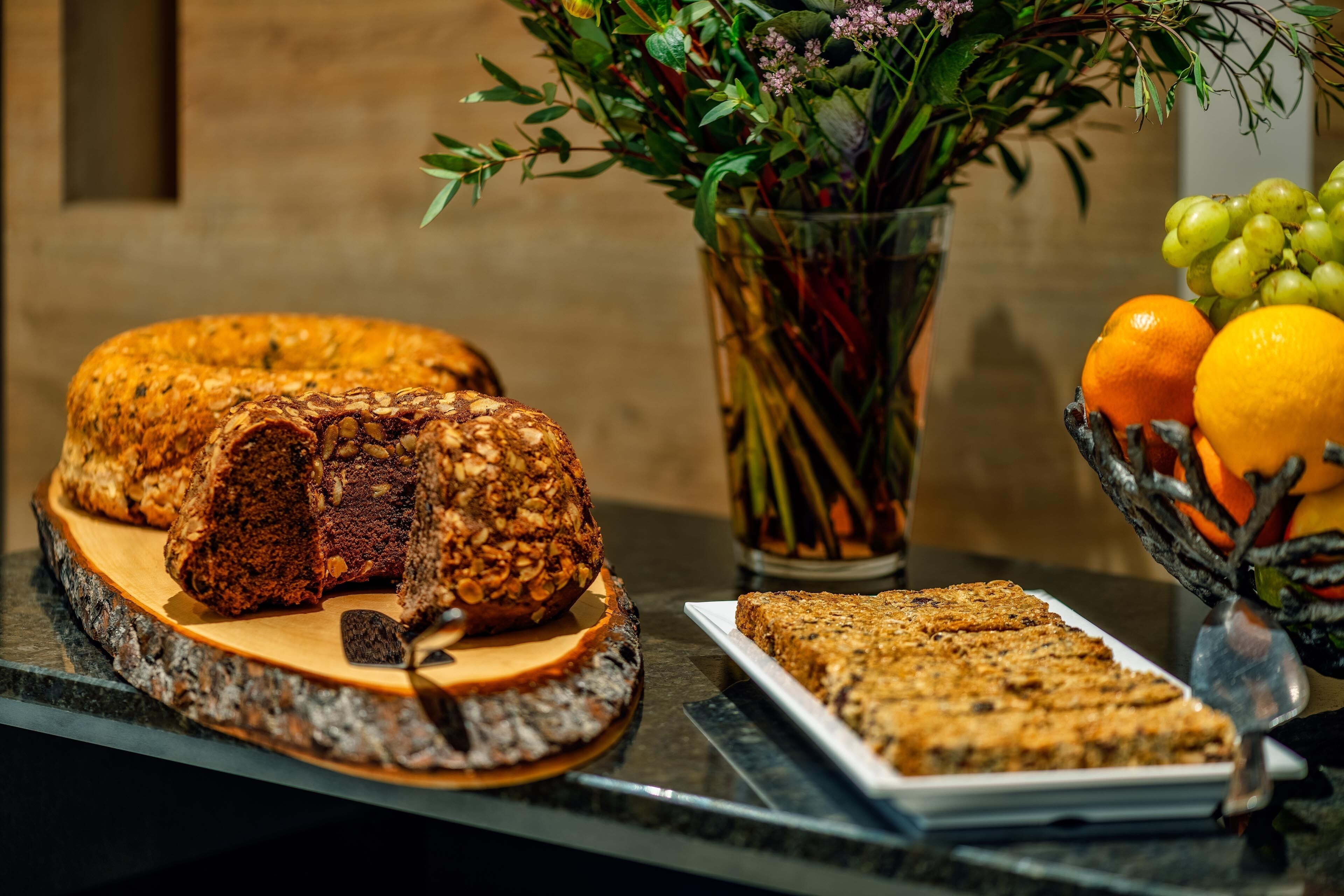 daily buffet breakfast (eur 18.90 per person)