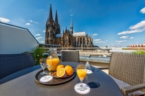 Junior-suite - terrasse | Udsigt fra balkon