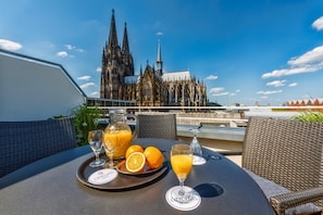 Junior-Suite, Terrasse | Blick vom Balkon