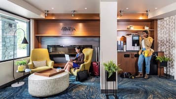 Sala de estar en el lobby
