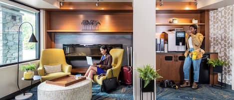 Sala de estar en el lobby