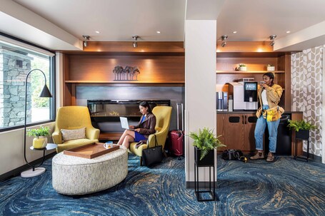 Sala de estar en el lobby