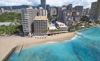 Hotel Exterior at OUTRIGGER Reef Waikiki Beach Resort
