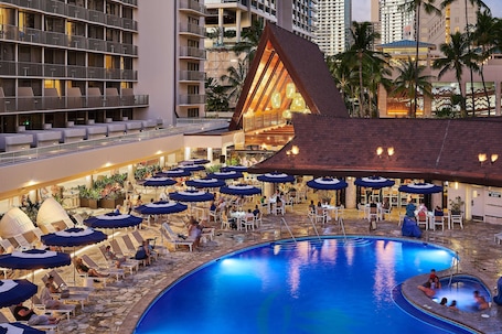 Outdoor pool, open 8:00 AM to 9:00 PM, cabanas (surcharge). OUTRIGGER Reef Waikiki Beach Resort