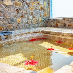 Master Suite with in & out pool | Bathroom | Shower, hair dryer, towels