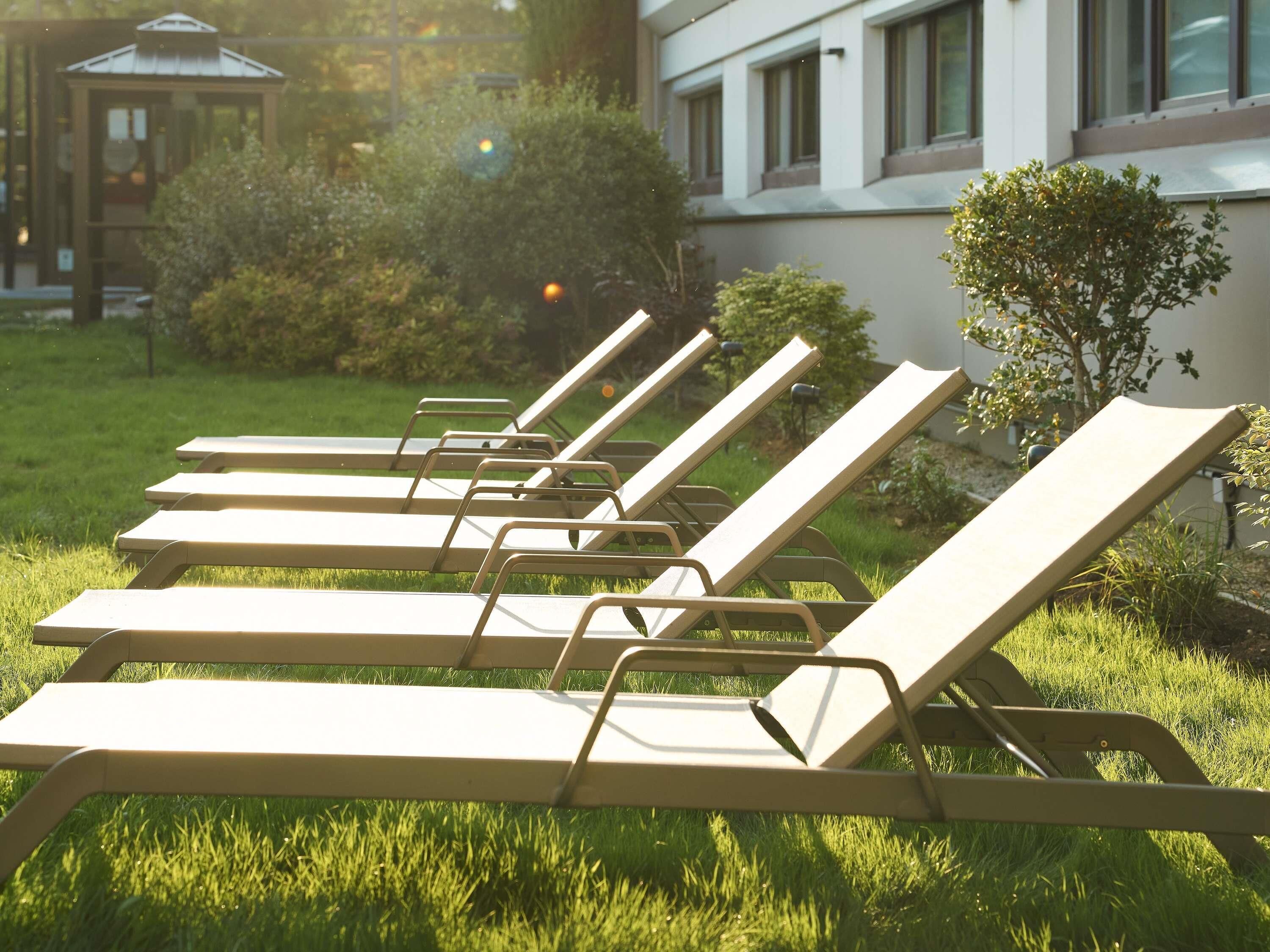 Seasonal outdoor pool, open 10 AM to 9 PM, sun loungers