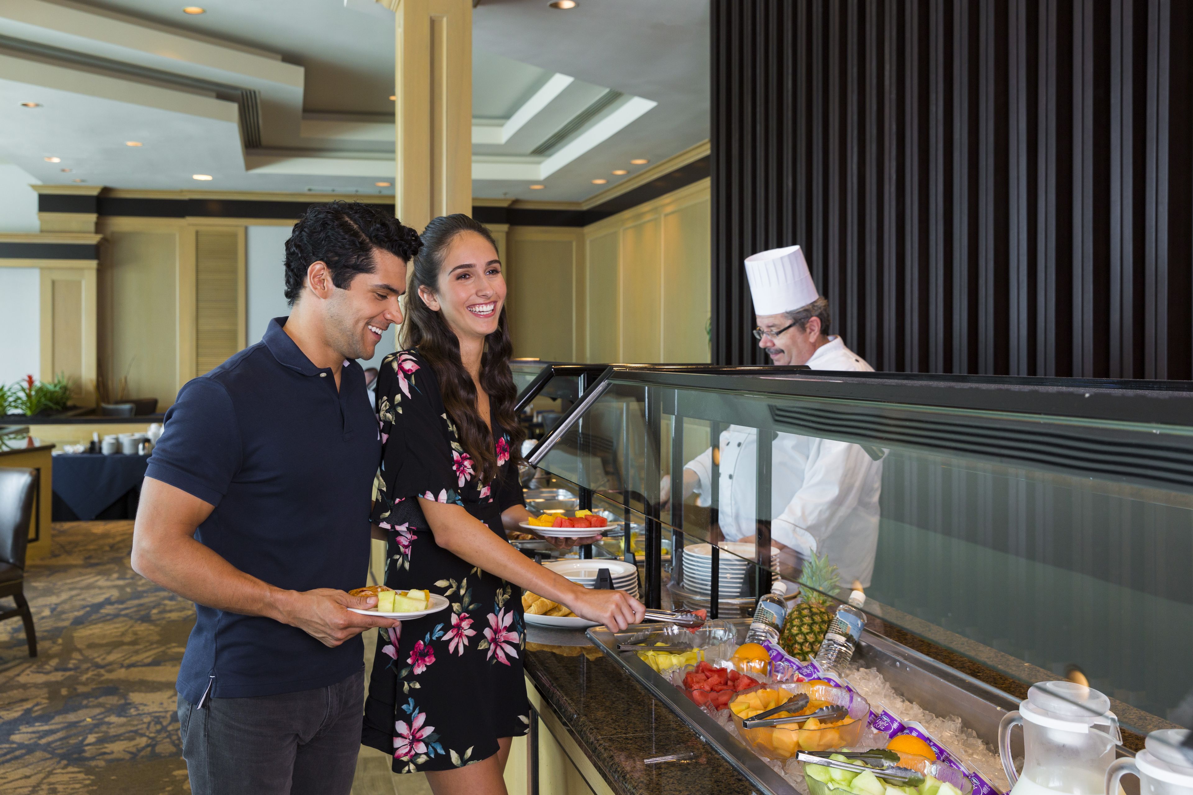 Buffet breakfast on weekends (USD 16.95 per person)